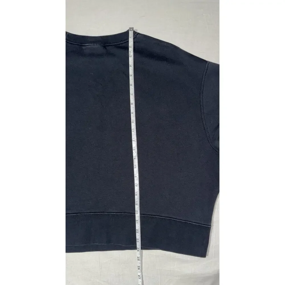 Nike Sportswear Women’s Fleece Sweatshirt Crew Cropped Black Size 2X
